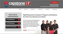 Desktop Screenshot of capstoneitinc.com