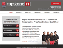 Tablet Screenshot of capstoneitinc.com